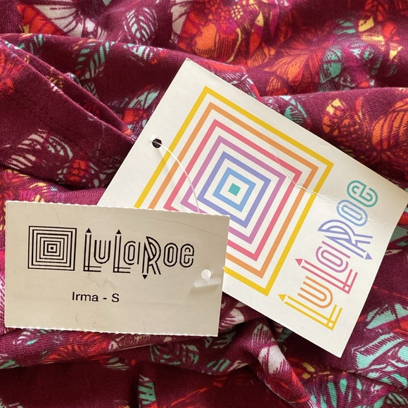 LuLaRoe “IRMA” HIGH-LOW TUNIC OVERSIZED TOP SIZE SMALL🌟NWT🌟 - Picture 8 of 11
